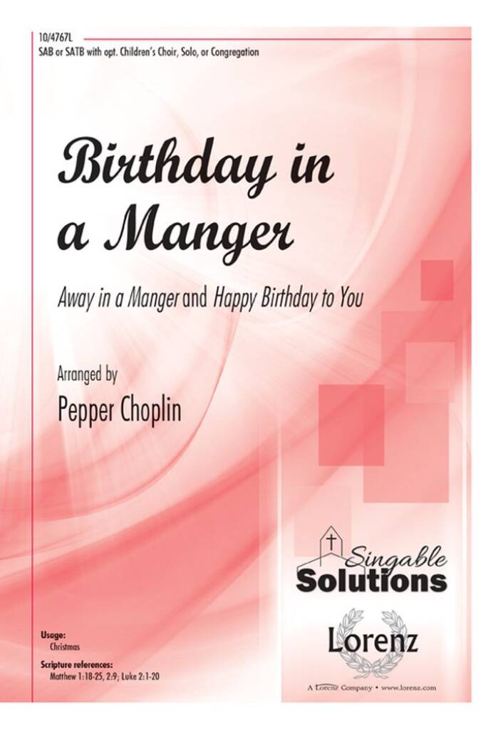 Birthday In A Manger
